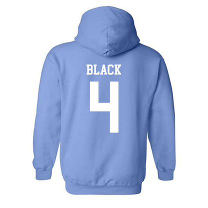 UNC - NCAA Baseball : Sawyer Black - Classic Shersey Hooded Sweatshirt-1