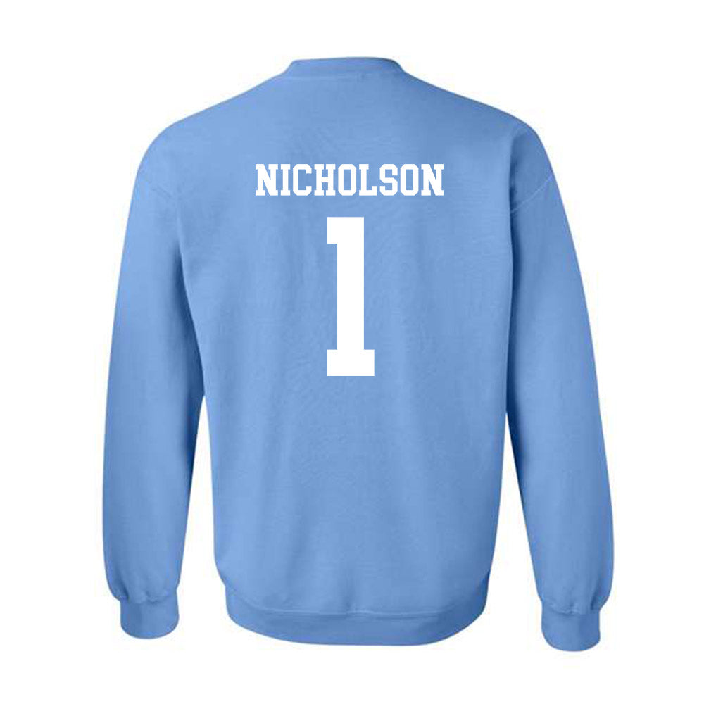 UNC - NCAA Baseball : Cooper Nicholson - Classic Shersey Crewneck Sweatshirt-1