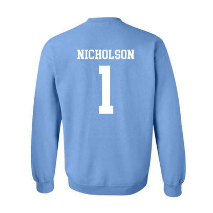 UNC - NCAA Baseball : Cooper Nicholson - Classic Shersey Crewneck Sweatshirt-1