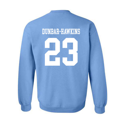 UNC - NCAA Football : Khristian Dunbar-Hawkins - Classic Shersey Crewneck Sweatshirt-1