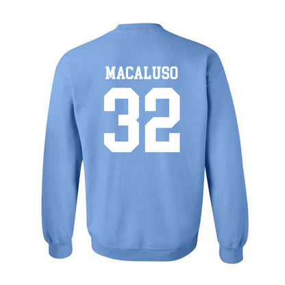 UNC - NCAA Men's Lacrosse : Luke Macaluso - Classic Shersey Crewneck Sweatshirt-1