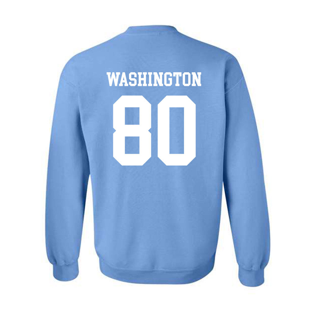 UNC - NCAA Football : Jordan Washington - Classic Shersey Crewneck Sweatshirt-1