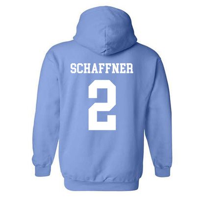 UNC - NCAA Baseball : Jake Schaffner - Classic Shersey Hooded Sweatshirt-1