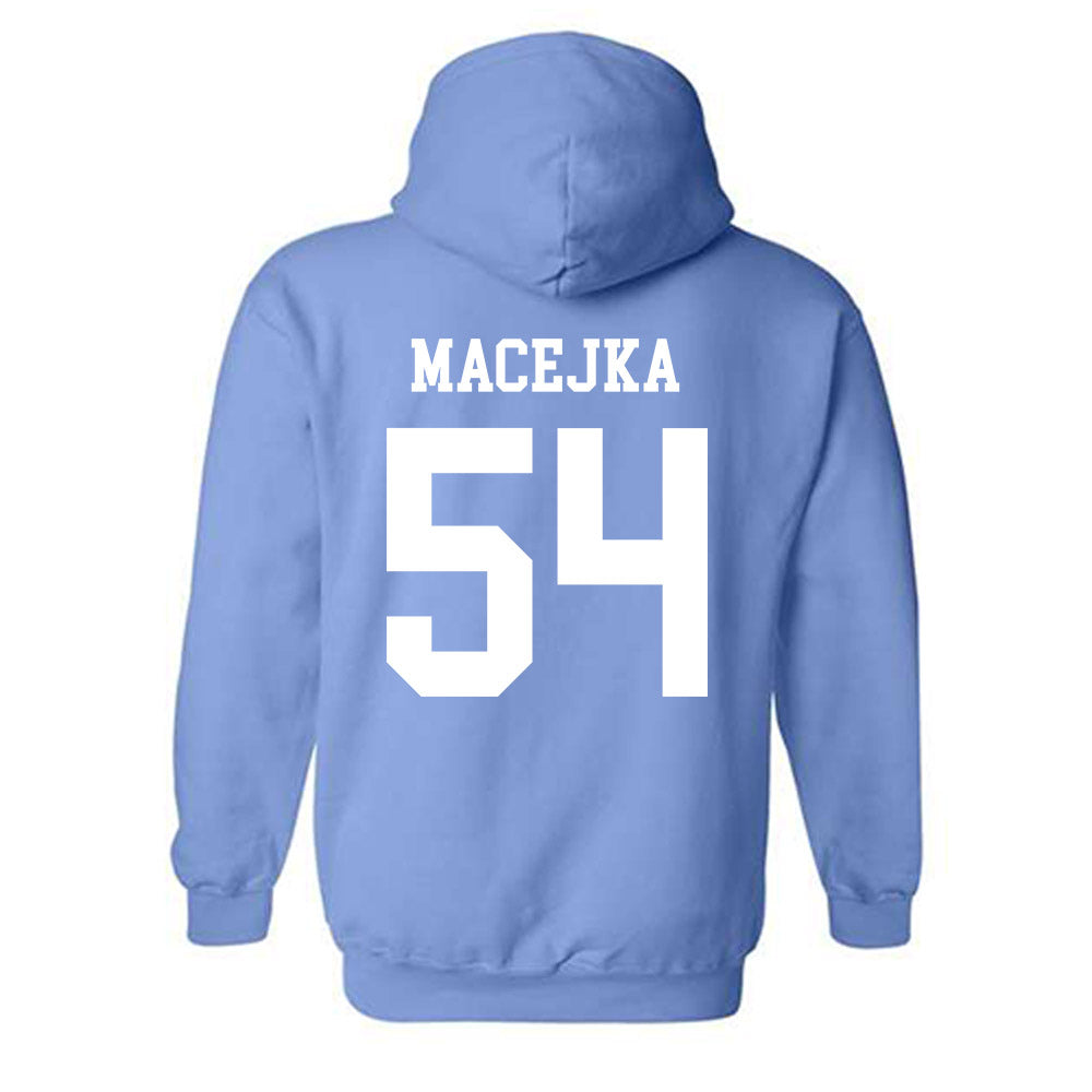 UNC - NCAA Men's Lacrosse : Luke Macejka - Classic Shersey Hooded Sweatshirt-1