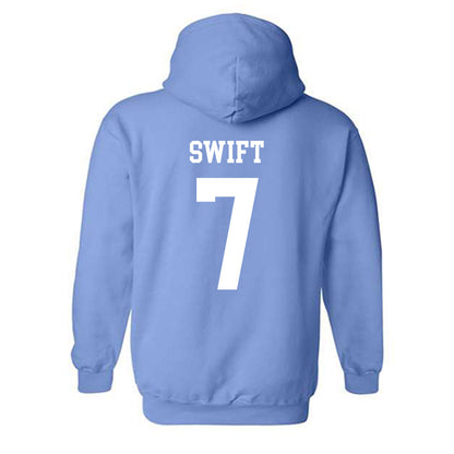 UNC - NCAA Women's Volleyball : Sadie Swift - Classic Shersey Hooded Sweatshirt-1