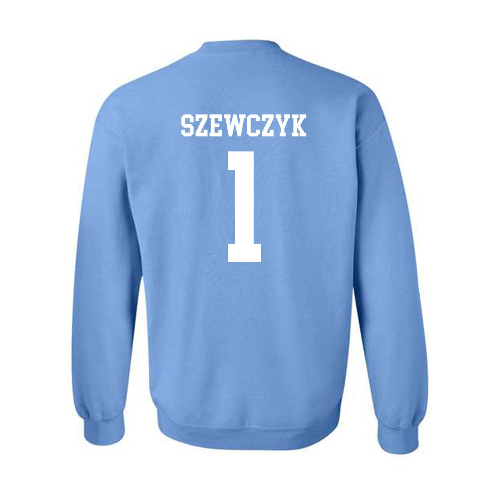 UNC - NCAA Men's Lacrosse : Mason Szewczyk - Classic Shersey Crewneck Sweatshirt-1