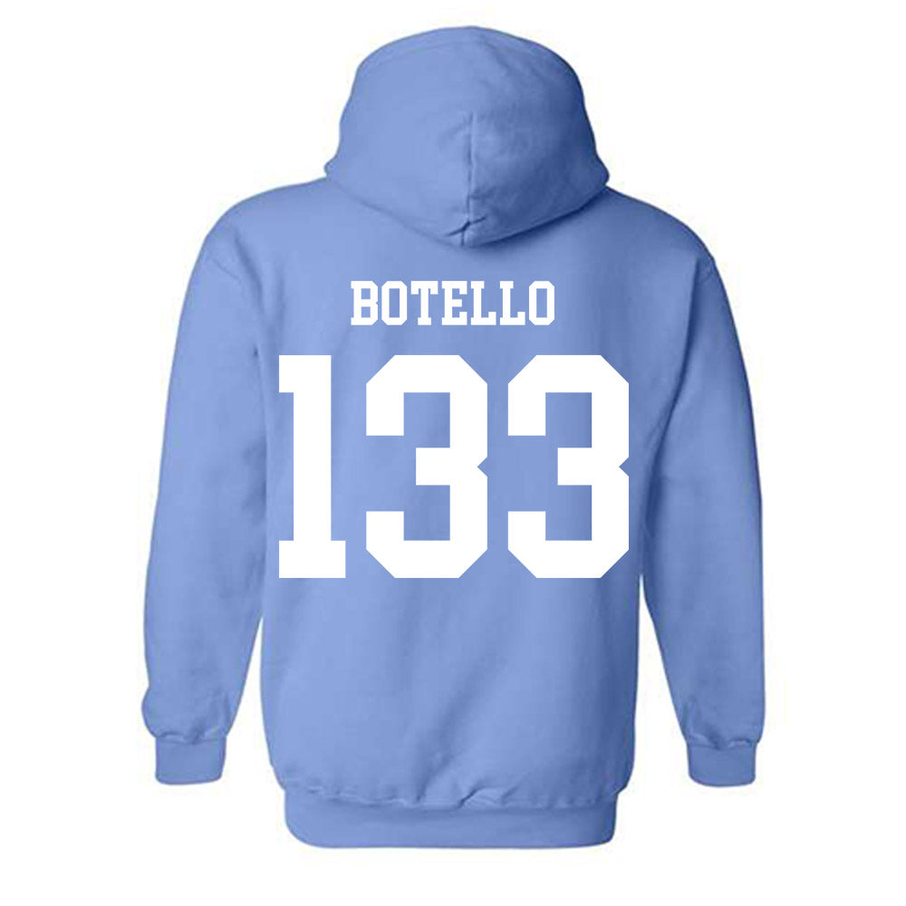 UNC - NCAA Wrestling : Matthew Botello - Classic Shersey Hooded Sweatshirt-1
