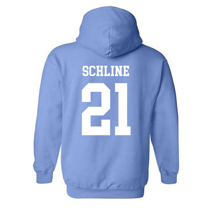 UNC - NCAA Men's Lacrosse : Harrison Schline - Classic Shersey Hooded Sweatshirt-1