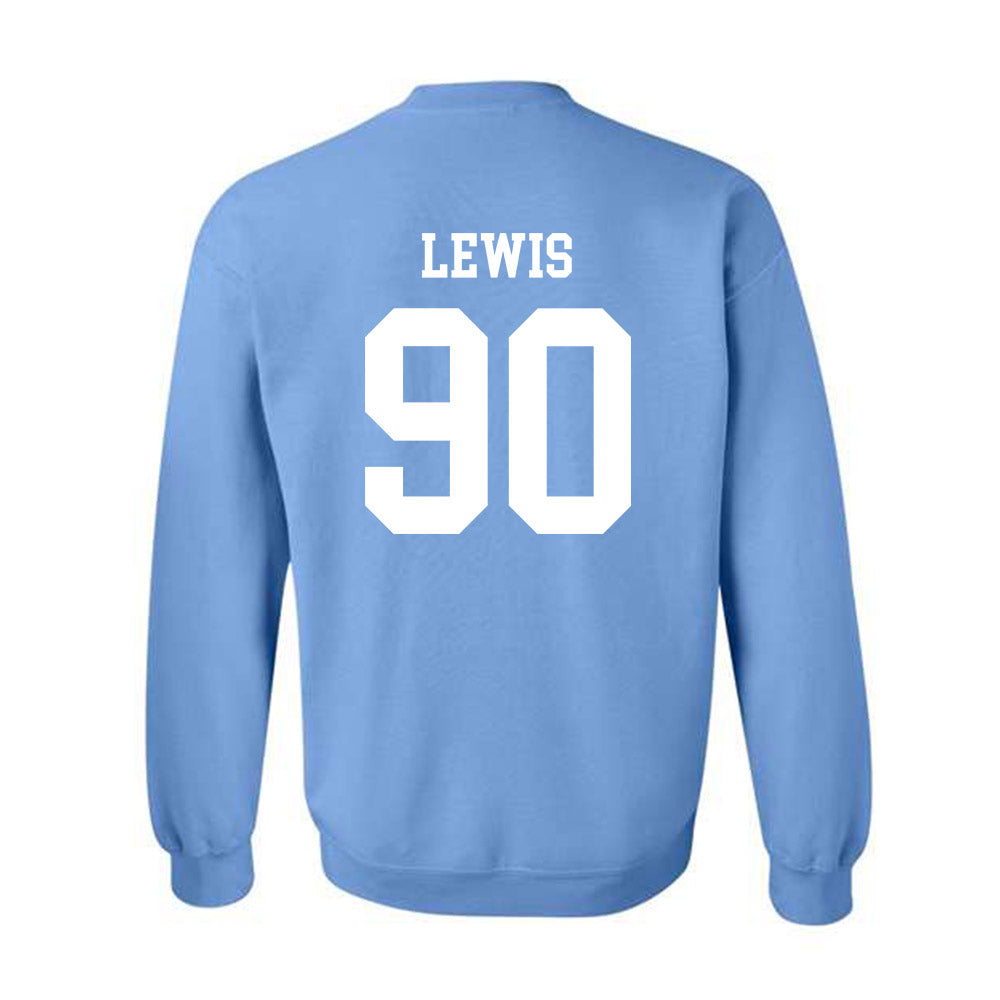 UNC - NCAA Football : Xavier Lewis - Classic Shersey Crewneck Sweatshirt-1