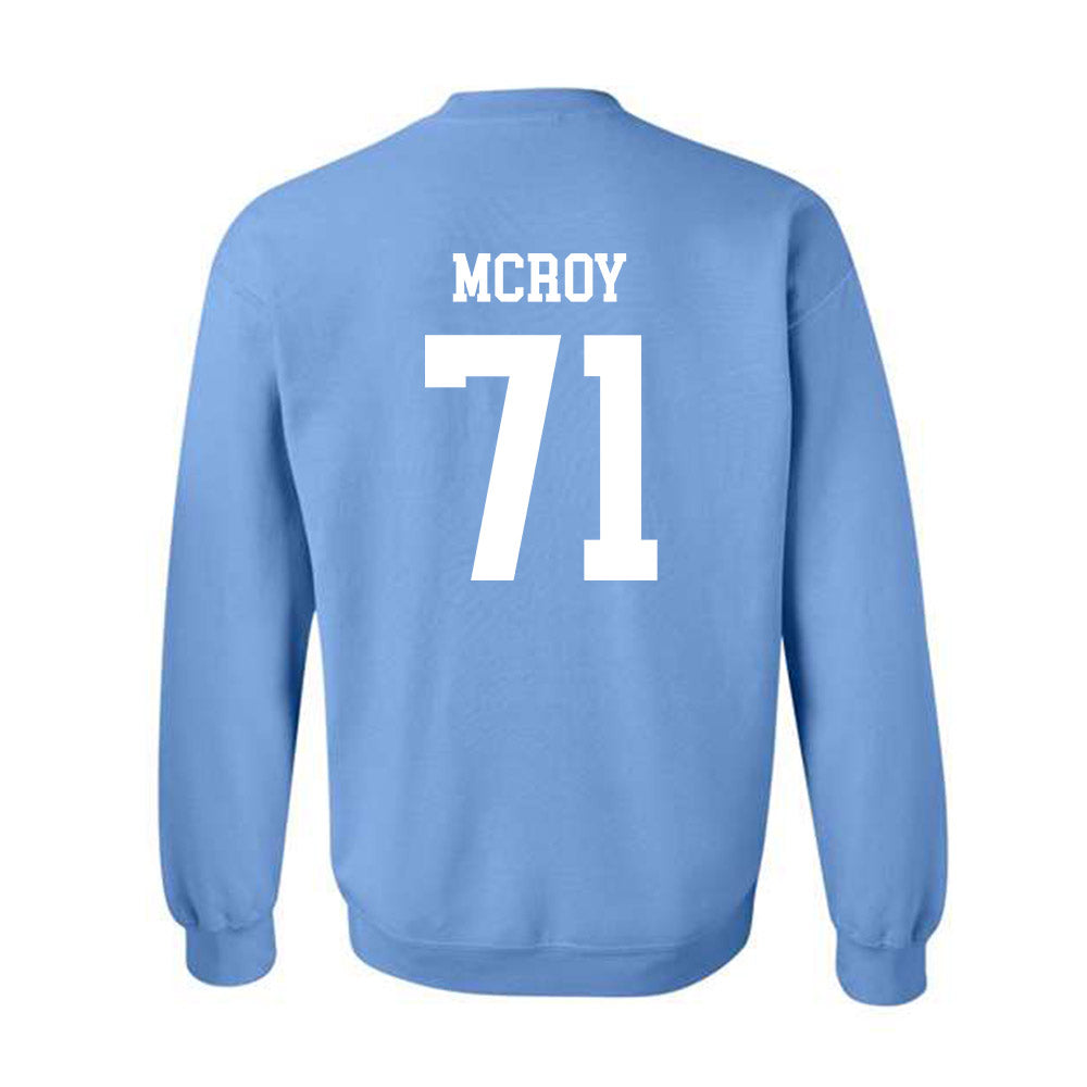 UNC - NCAA Football : Jacqawn McRoy - Classic Shersey Crewneck Sweatshirt-1