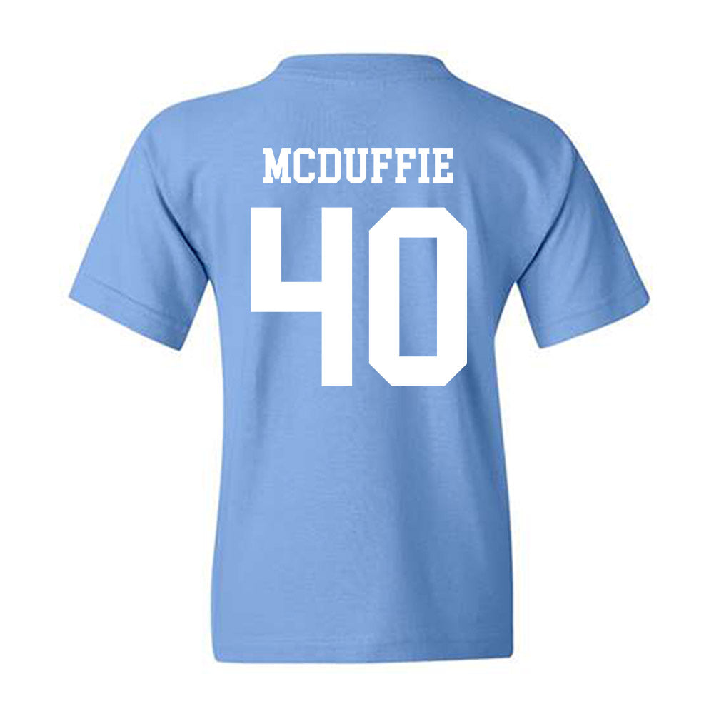 UNC - NCAA Baseball : Walker McDuffie - Classic Shersey Youth T-Shirt-1