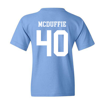 UNC - NCAA Baseball : Walker McDuffie - Classic Shersey Youth T-Shirt-1