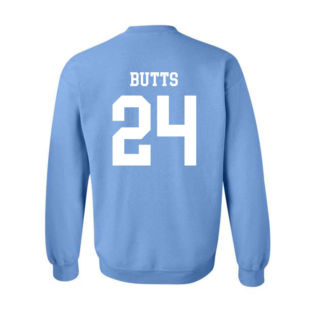 UNC - NCAA Football : Javion Butts - Classic Shersey Crewneck Sweatshirt-1