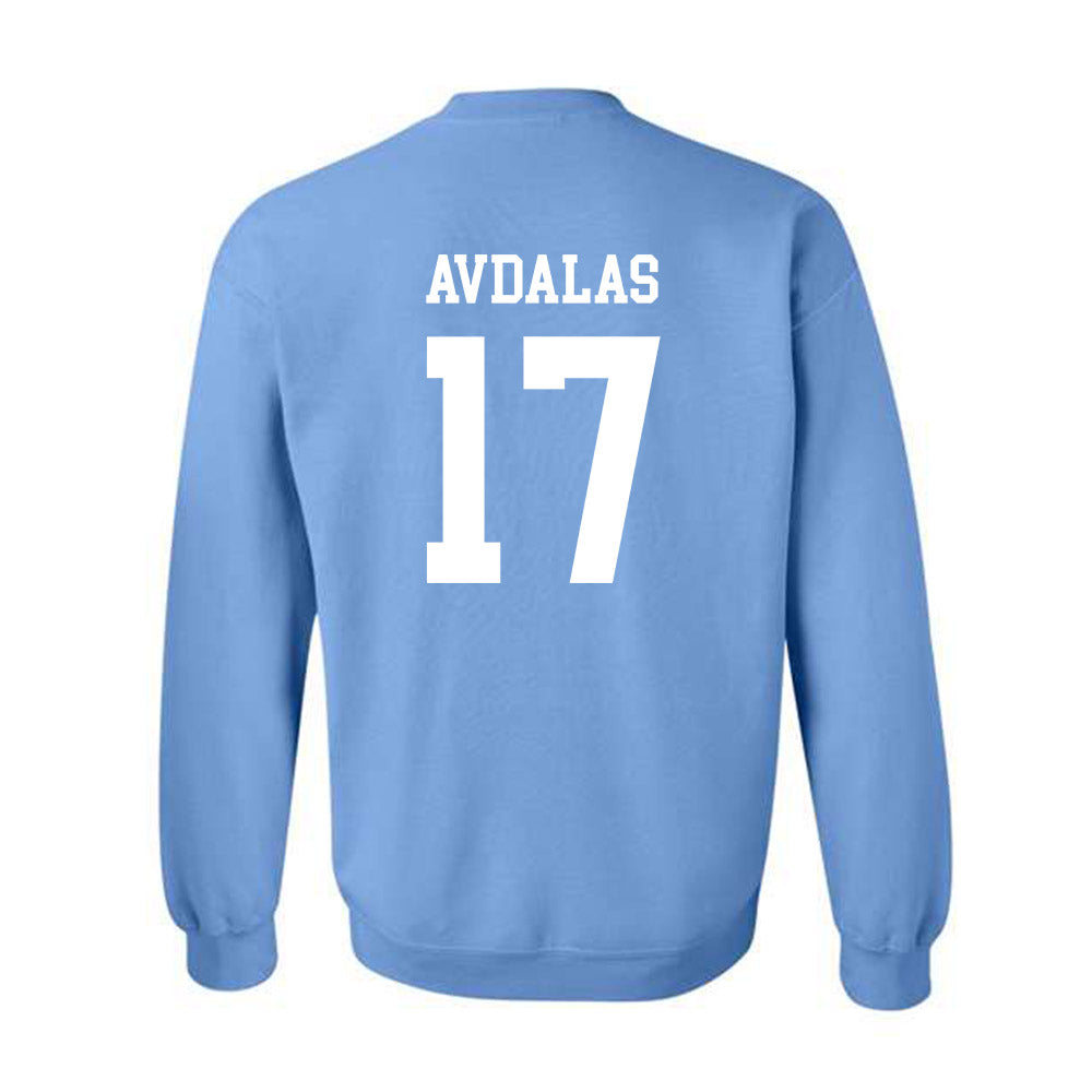 UNC - NCAA Men's Basketball : Neoklis Avdalas - Classic Shersey Crewneck Sweatshirt-1