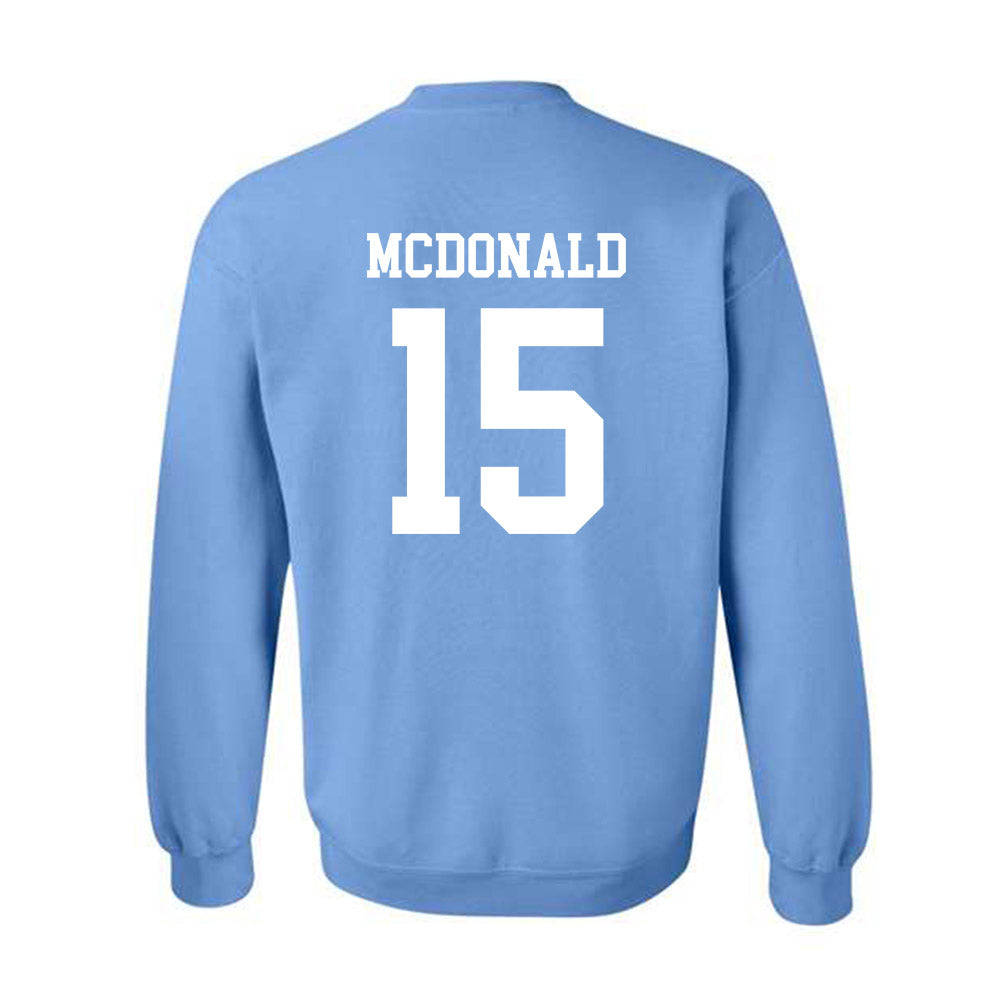 UNC - NCAA Football : Derek McDonald - Classic Shersey Crewneck Sweatshirt-1