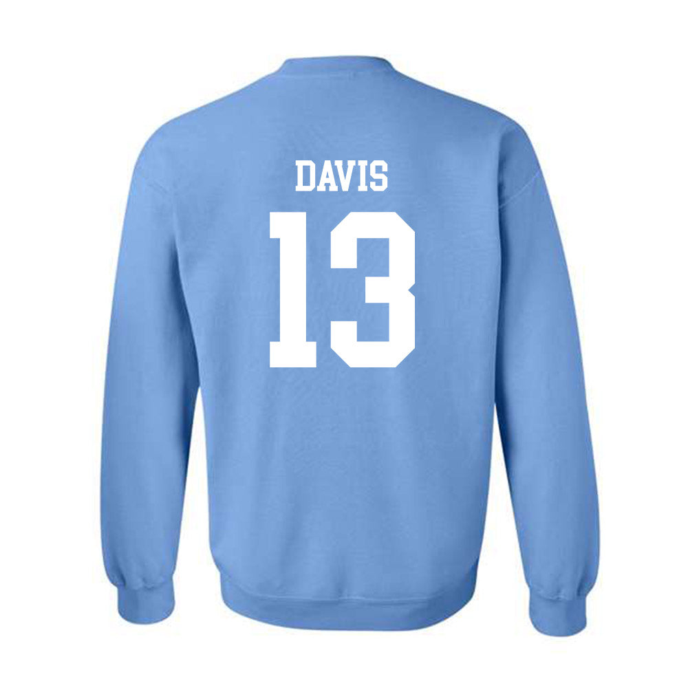 UNC - NCAA Softball : Kina Davis - Classic Shersey Crewneck Sweatshirt-1