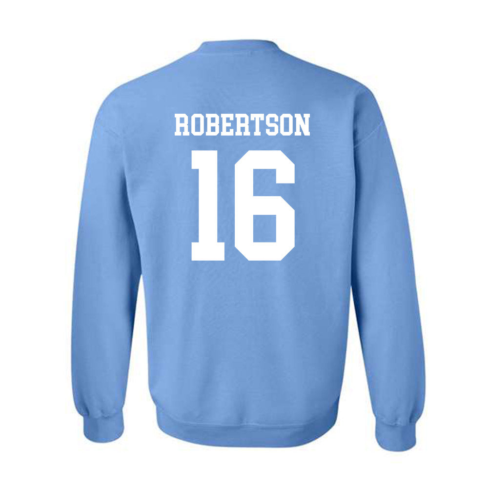 UNC - NCAA Football : Zamaurious Robertson - Classic Shersey Crewneck Sweatshirt-1