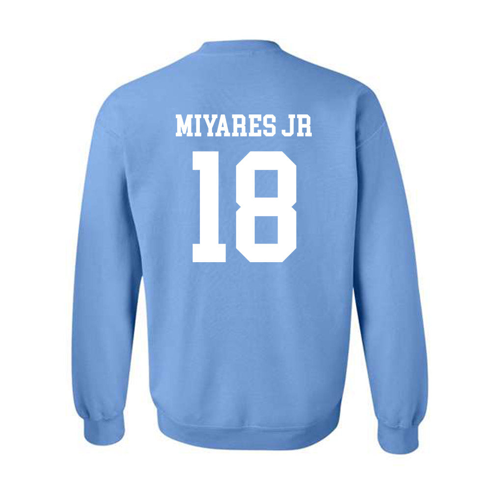 UNC - NCAA Football : Andres Miyares Jr - Classic Shersey Crewneck Sweatshirt-1