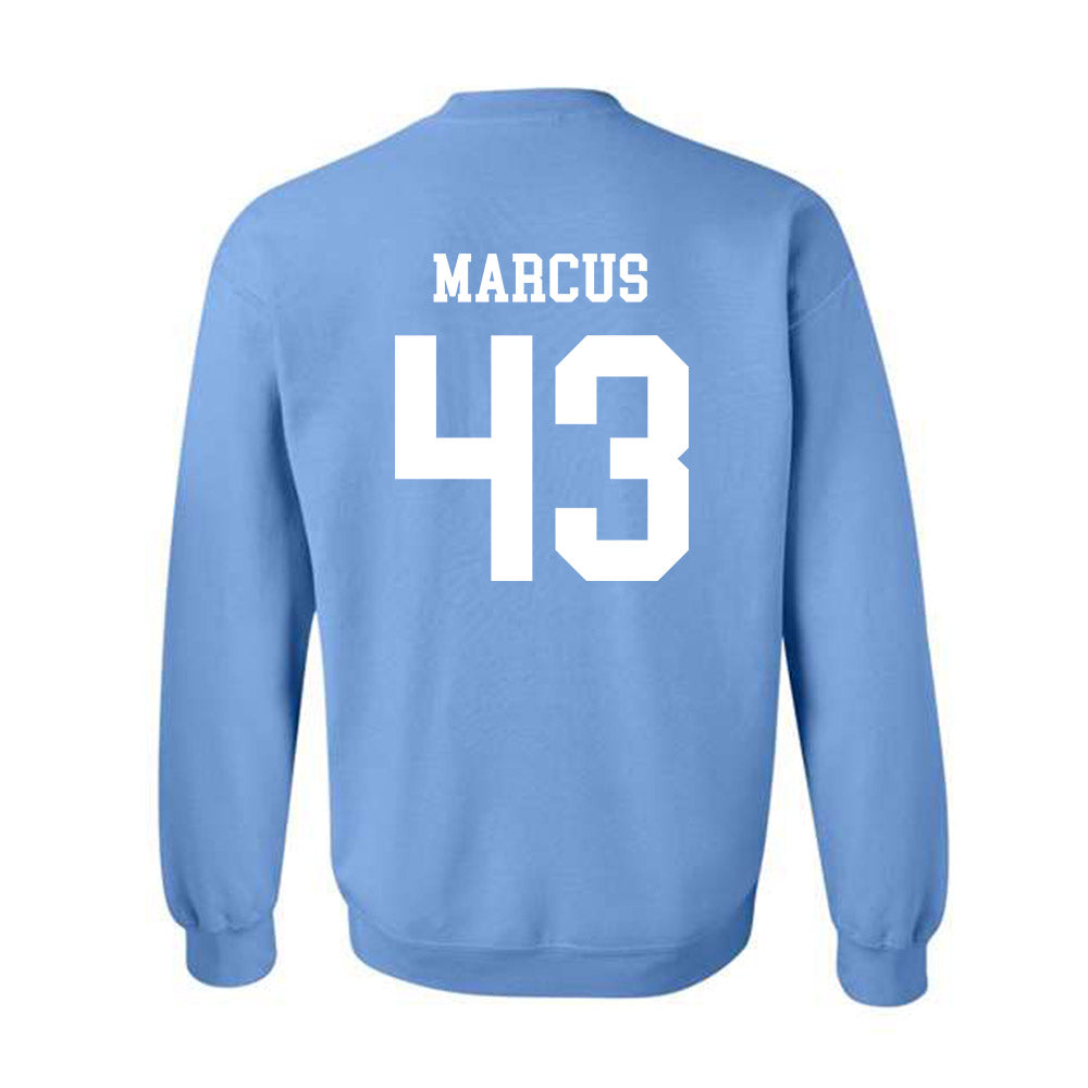 UNC - NCAA Men's Lacrosse : Josh Marcus - Classic Shersey Crewneck Sweatshirt-1
