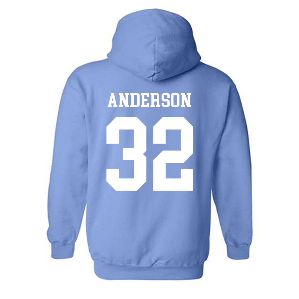 UNC - NCAA Football : Jermaine Anderson - Classic Shersey Hooded Sweatshirt-1