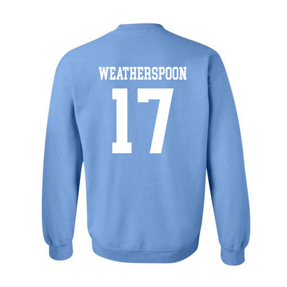 UNC - NCAA Football : Jakob Weatherspoon - Classic Shersey Crewneck Sweatshirt-1