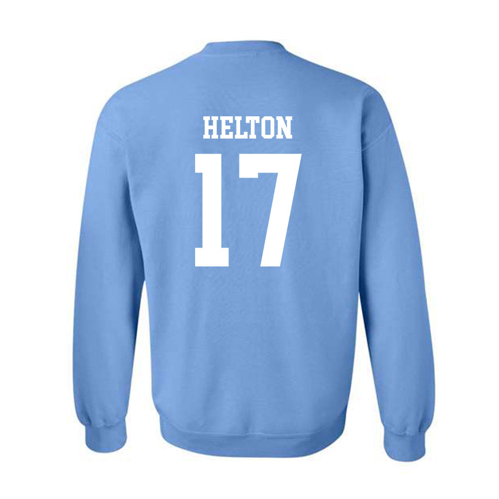 UNC - NCAA Football : Nyqir Helton - Classic Shersey Crewneck Sweatshirt-1
