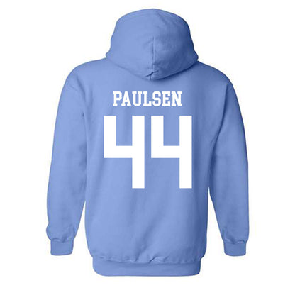 UNC - NCAA Baseball : Erik Paulsen - Classic Shersey Hooded Sweatshirt-1