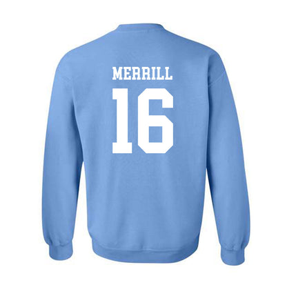 UNC - NCAA Men's Lacrosse : Gary Merrill - Classic Shersey Crewneck Sweatshirt-1