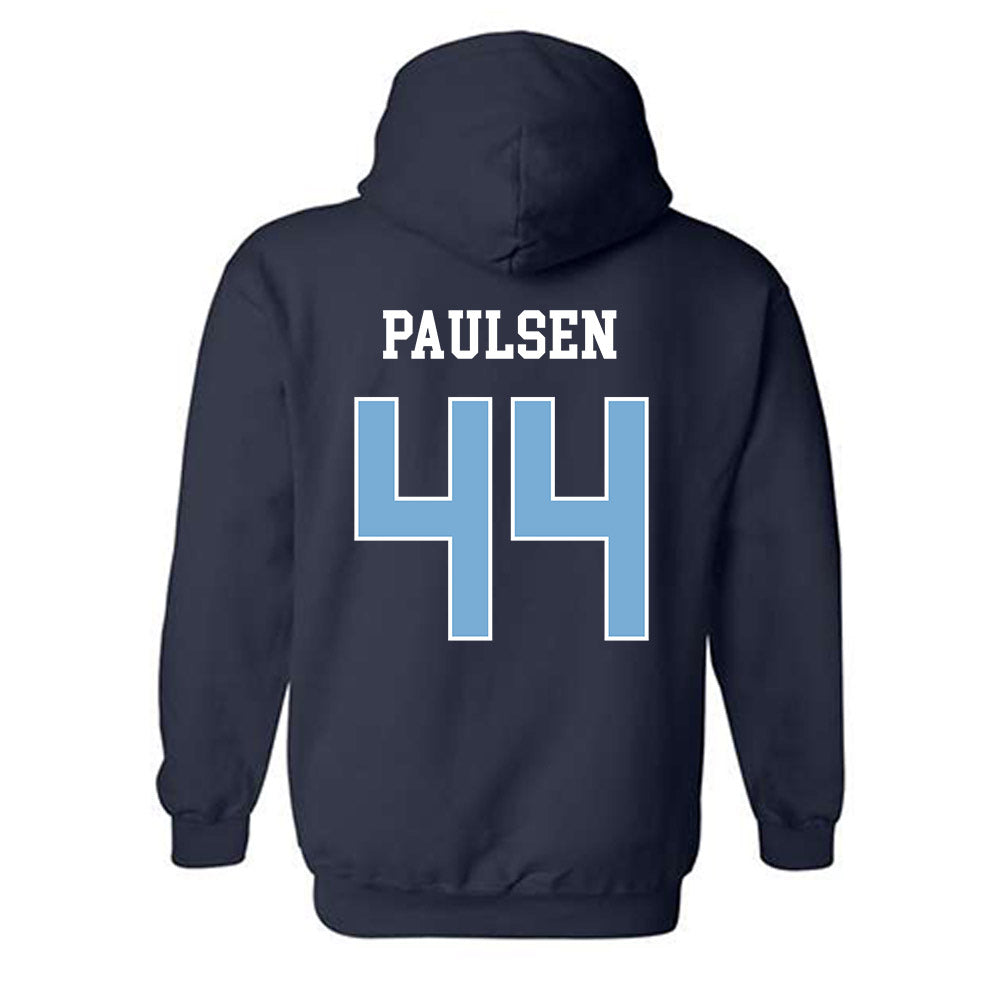 UNC - NCAA Baseball : Erik Paulsen - Classic Shersey Hooded Sweatshirt-1
