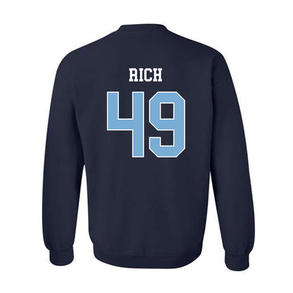UNC - NCAA Baseball : Amos Rich - Classic Shersey Crewneck Sweatshirt-1
