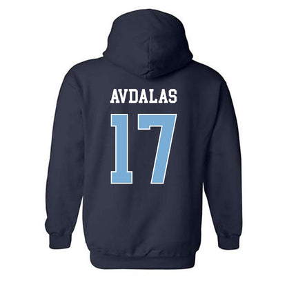 UNC - NCAA Men's Basketball : Neoklis Avdalas - Classic Shersey Hooded Sweatshirt-1