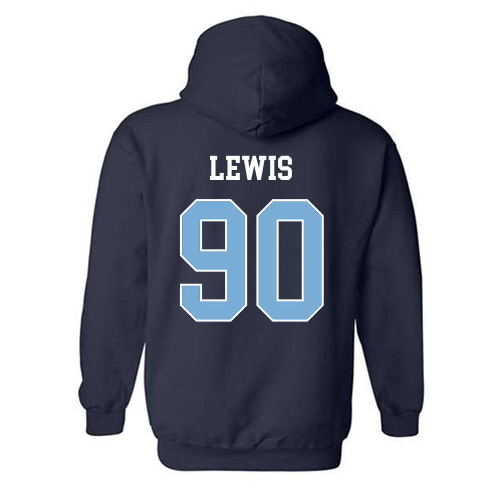 UNC - NCAA Football : Xavier Lewis - Classic Shersey Hooded Sweatshirt-1