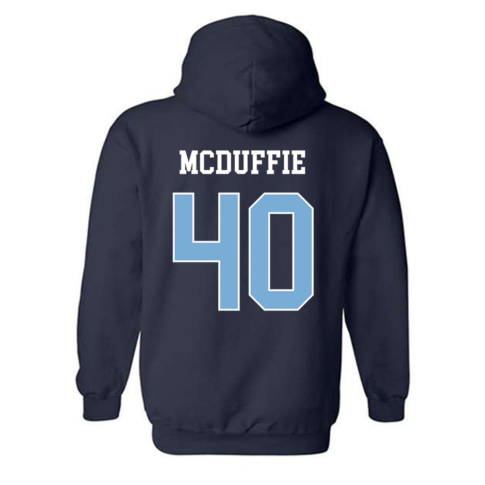 UNC - NCAA Baseball : Walker McDuffie - Classic Shersey Hooded Sweatshirt-1