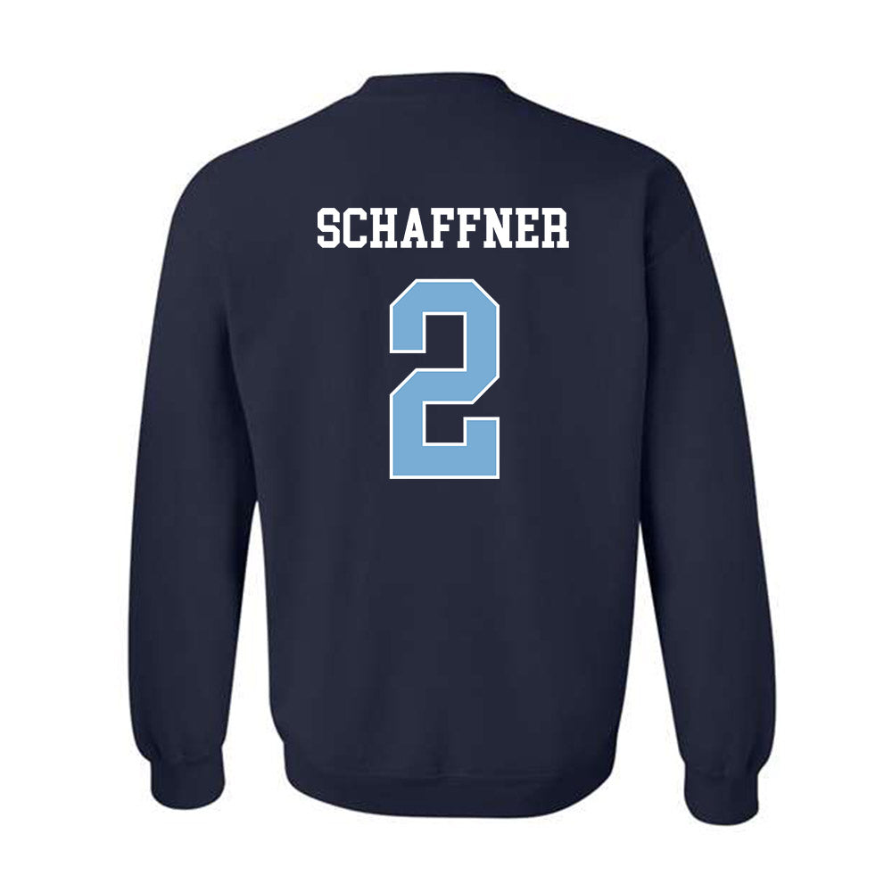 UNC - NCAA Baseball : Jake Schaffner - Classic Shersey Crewneck Sweatshirt-1