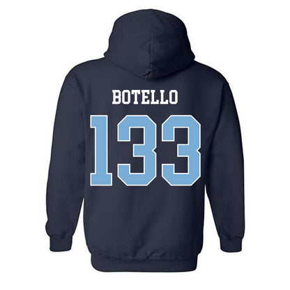 UNC - NCAA Wrestling : Matthew Botello - Classic Shersey Hooded Sweatshirt-1