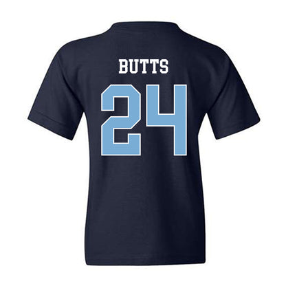 UNC - NCAA Football : Javion Butts - Classic Shersey Youth T-Shirt-1