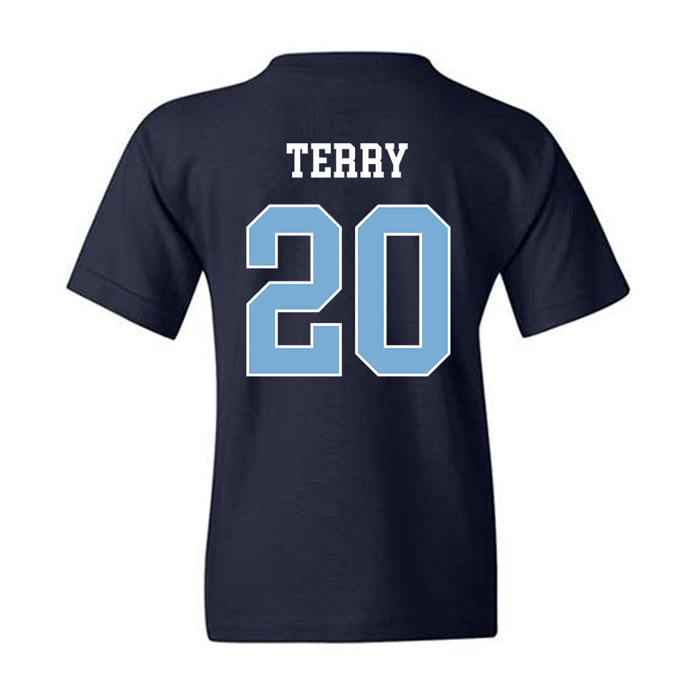 UNC - NCAA Baseball : AJ Terry - Classic Shersey Youth T-Shirt-1
