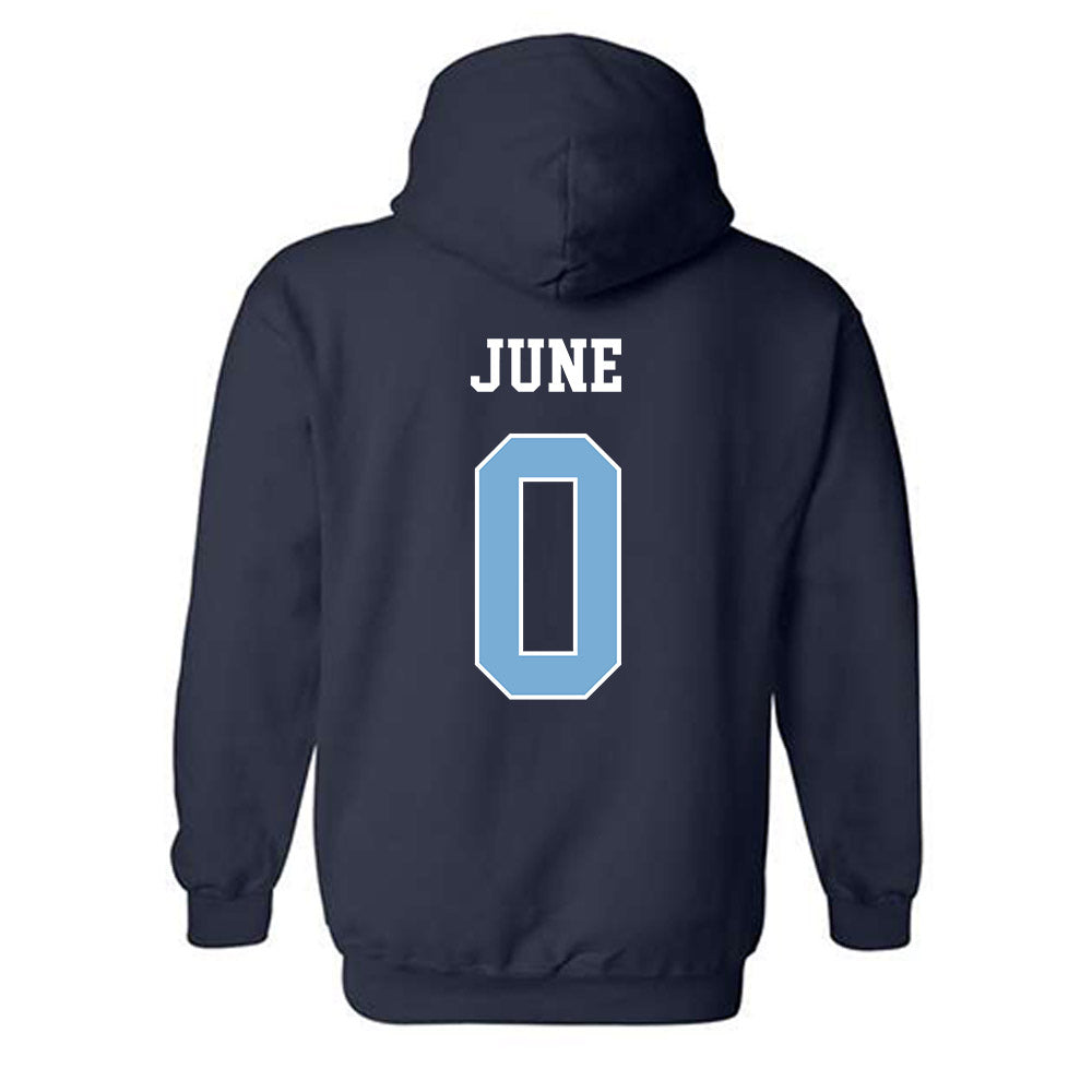 UNC - NCAA Football : Demon June - Classic Shersey Hooded Sweatshirt-1