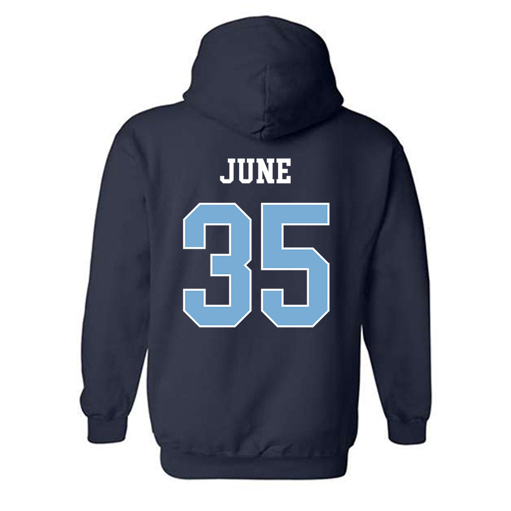 UNC - NCAA Football : Demon June - Classic Shersey Hooded Sweatshirt-1