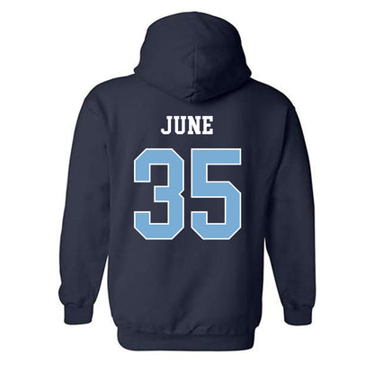 UNC - NCAA Football : Demon June - Classic Shersey Hooded Sweatshirt-1
