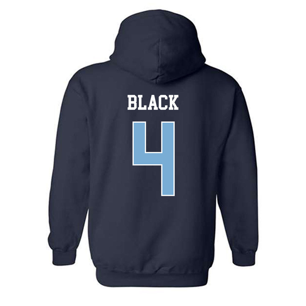UNC - NCAA Baseball : Sawyer Black - Classic Shersey Hooded Sweatshirt-1