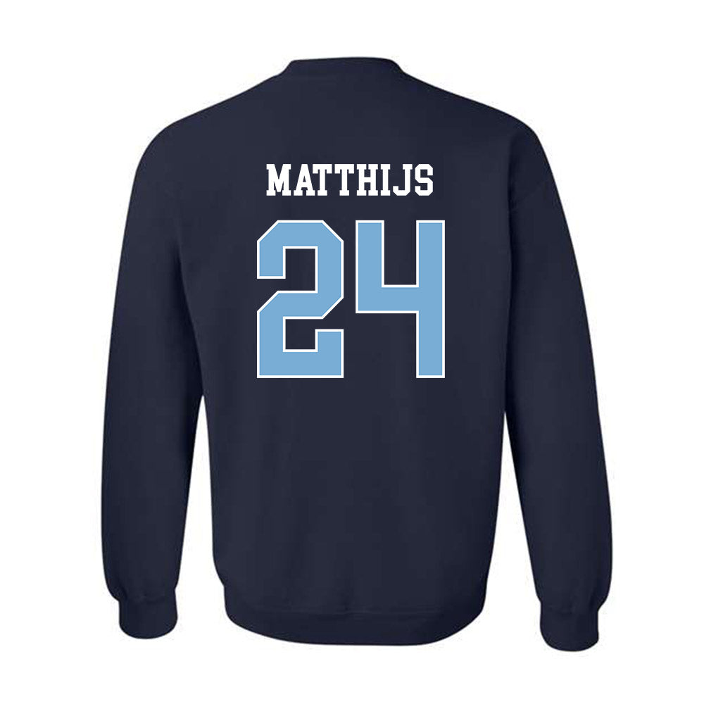 UNC - NCAA Baseball : Matthew Matthijs - Classic Shersey Crewneck Sweatshirt-1