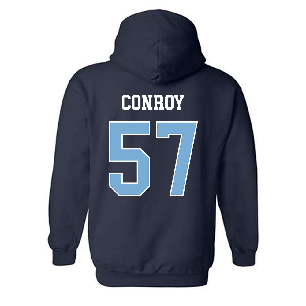 UNC - NCAA Football : William Conroy - Classic Shersey Hooded Sweatshirt-1
