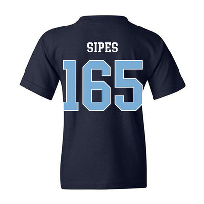 UNC - NCAA Wrestling : Lucas Sipes - Classic Shersey Youth T-Shirt-1