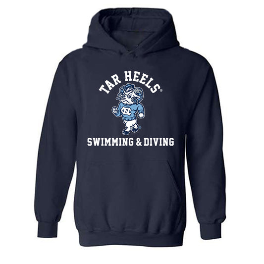 UNC - NCAA Men's Swimming & Diving : Yofang Yu - Classic Shersey Hooded Sweatshirt-0
