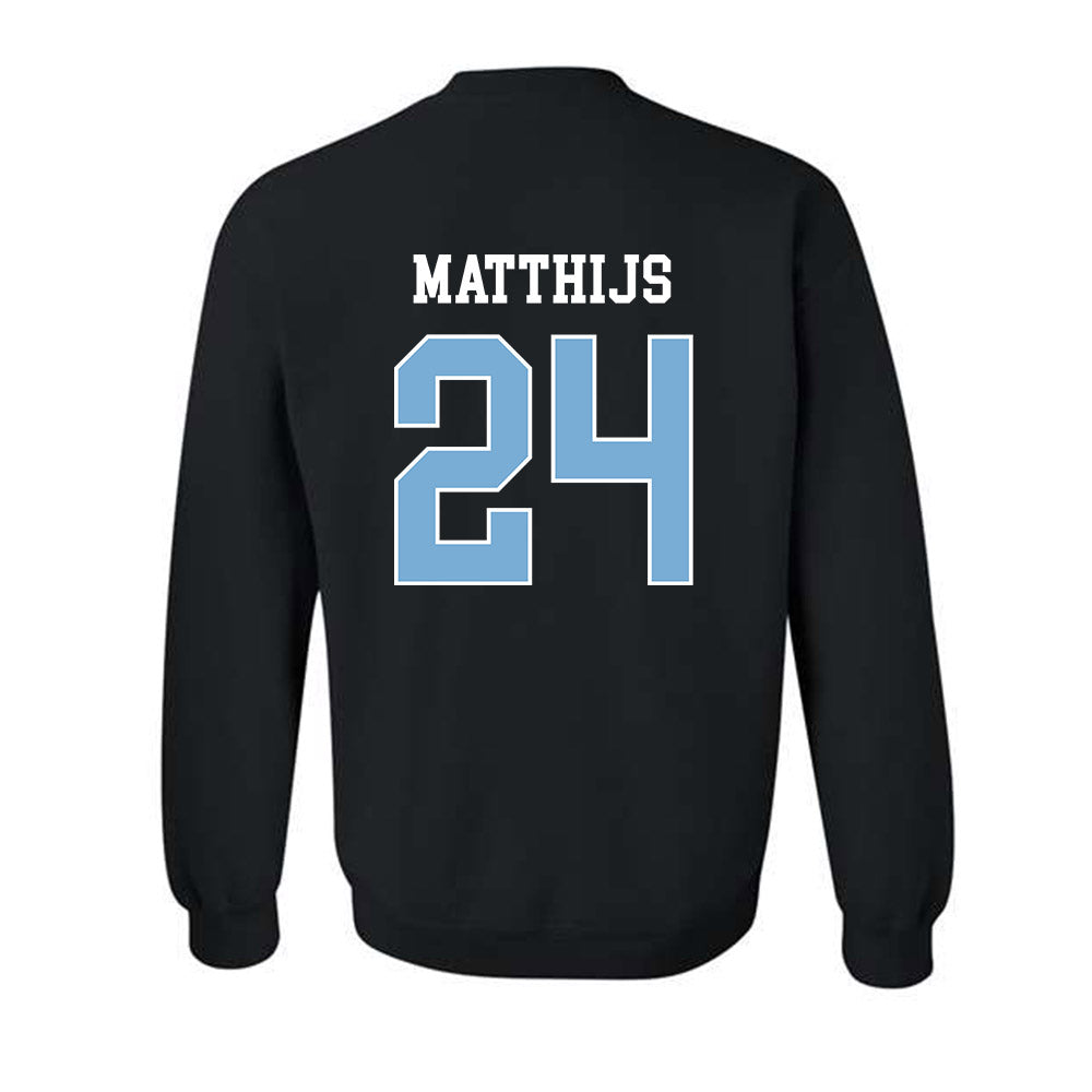 UNC - NCAA Baseball : Matthew Matthijs - Classic Shersey Crewneck Sweatshirt-1