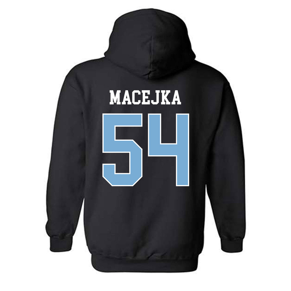UNC - NCAA Men's Lacrosse : Luke Macejka - Classic Shersey Hooded Sweatshirt-1