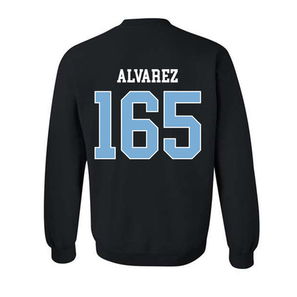 UNC - NCAA Wrestling : Omaury Alvarez - Classic Shersey Crewneck Sweatshirt-1