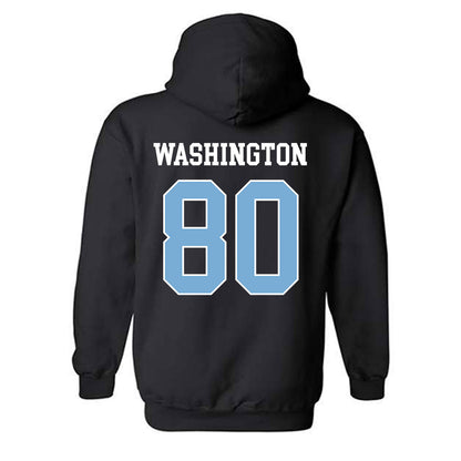 UNC - NCAA Football : Jordan Washington - Classic Shersey Hooded Sweatshirt-1