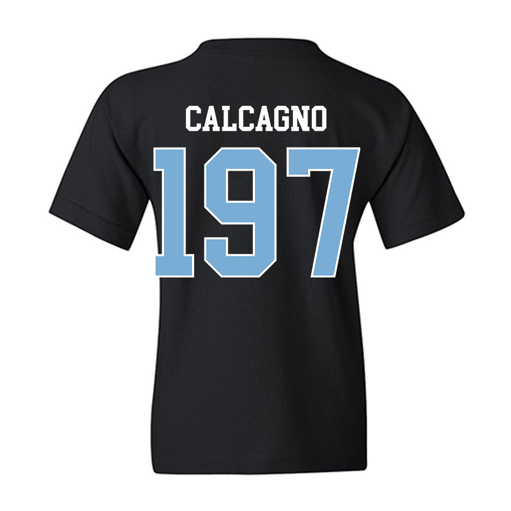 UNC - NCAA Wrestling : Mikey Calcagno - Classic Shersey Youth T-Shirt-1